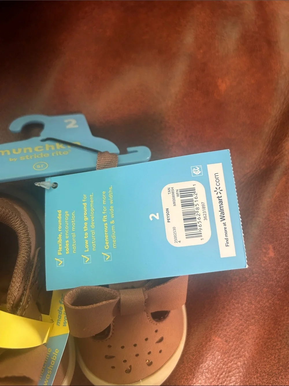 Baby girl munchkin stride rite sandals size 2